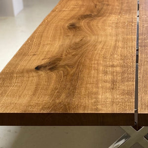 Feinschmeckerbordet - Egetræs plankebord - Spisebord - Medium røget eg